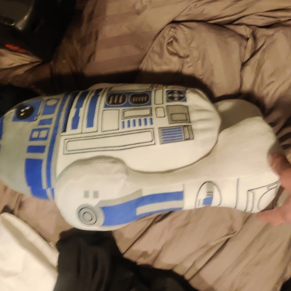 R2d2 15" plush stuffed pillow - Picture 4 of 5